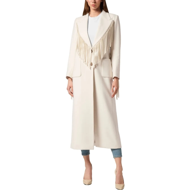 Philipp Plein Wollmantel Coat Long weiss(Image 3)