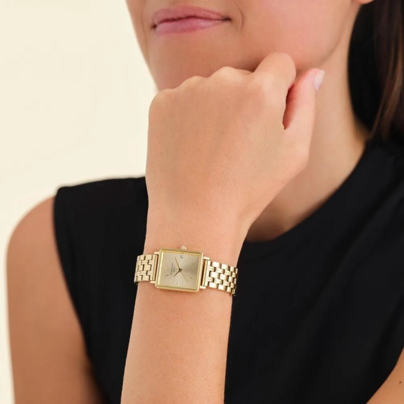 Rosefield Quarzuhr Damenuhr Boxy XS champagner(Image 2)