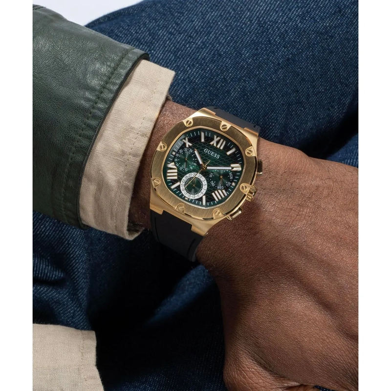 Guess Quarzuhr Quarz Analog Uhr Headline schwarz(Image 4)