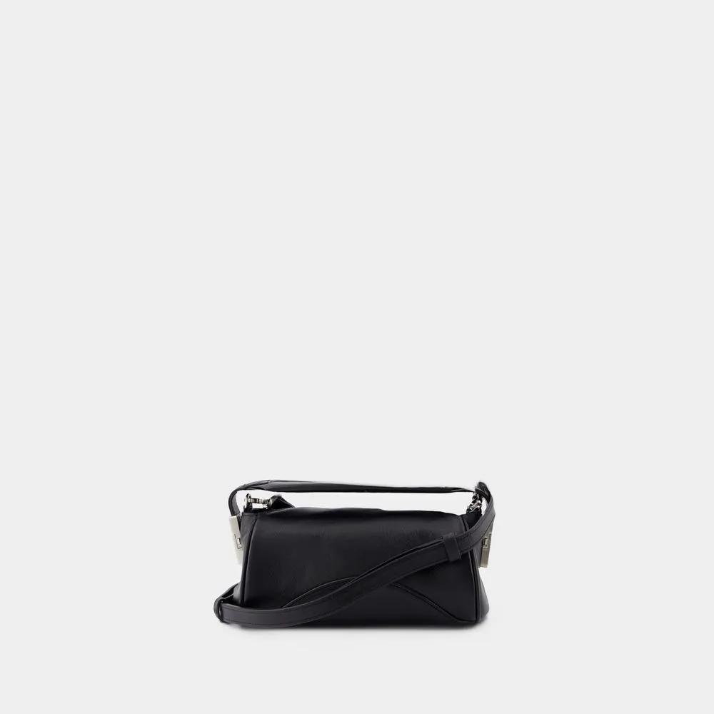 Osoi Crossbody bags Cassette Bag Leather Black in zwart