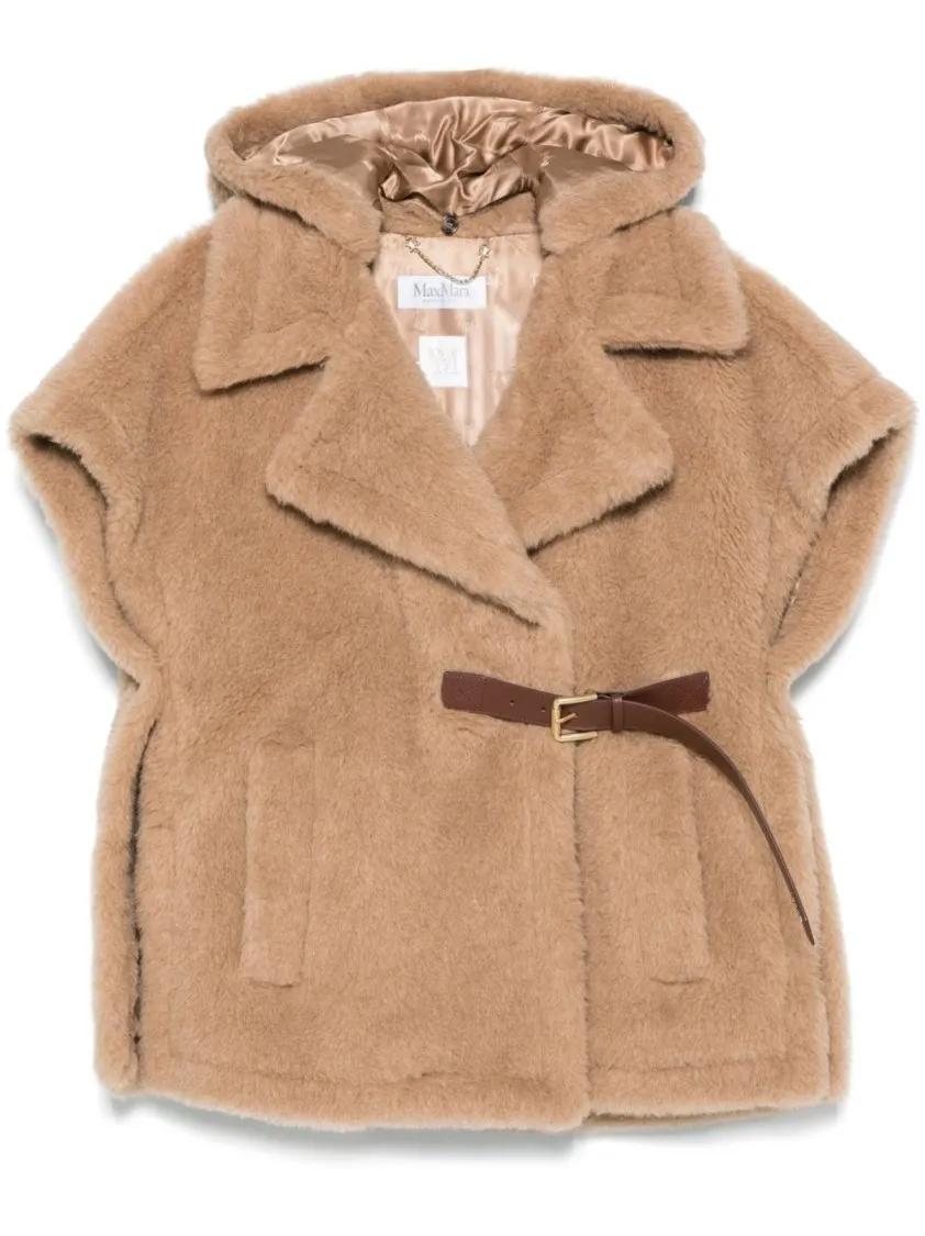 Thumbnail - Max Mara - Lanoso Poncho - Größe S - braun