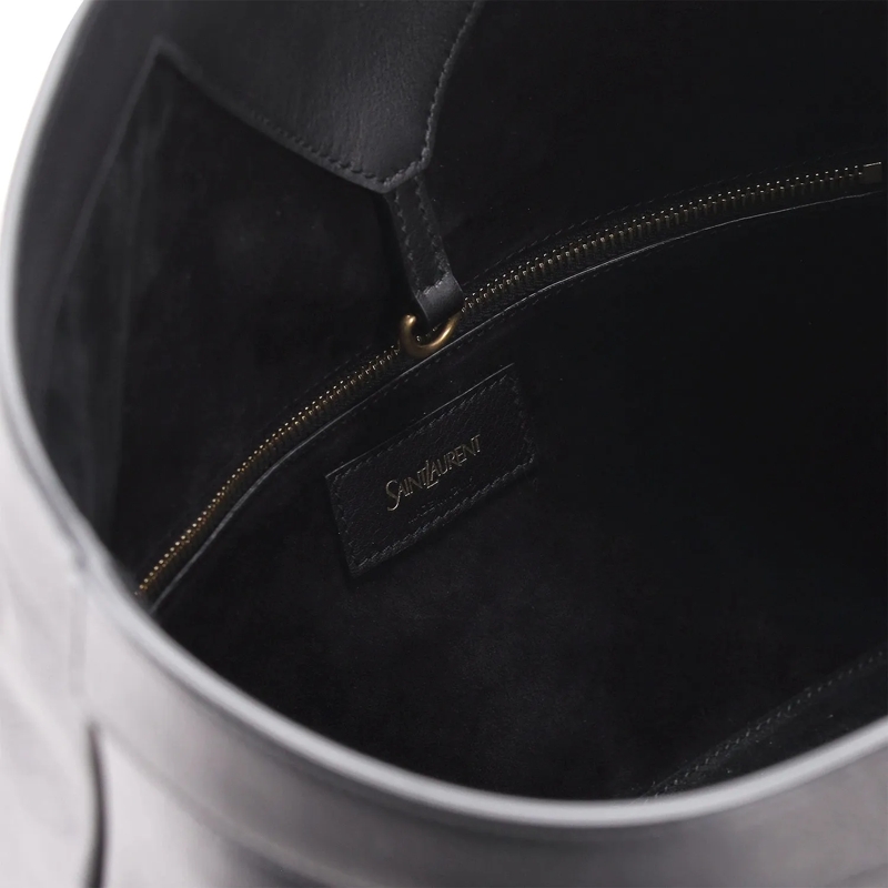 Saint Laurent Crossbody Bag Y Tote Bag aus Leder schwarz(Image 7)