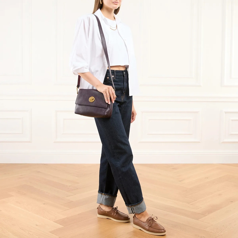 Coccinelle Crossbody Bag Boheme Grana Double Prune/Ribes(Image 2)