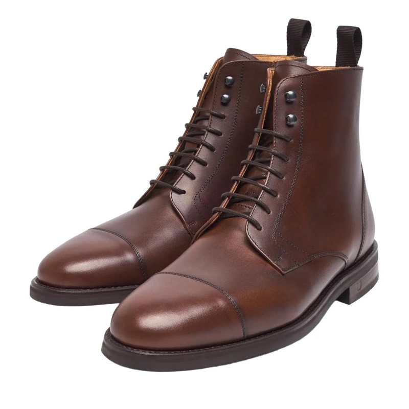 Henry Stevens Laarzen Schnürboots Winston CDB2 mittel-braun(Image 2)
