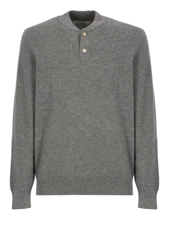 Brunello Cucinelli - Grey Cucinelli Cashmere Sweater - Größe 50 - grau