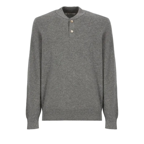 Brunello Cucinelli Grey Cucinelli Cashmere Sweater Grey 