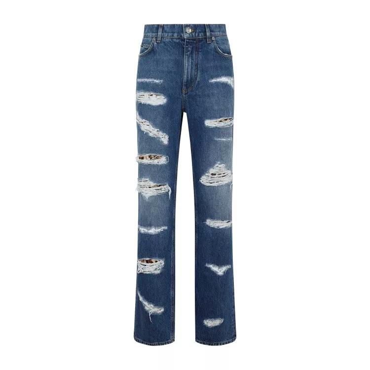 Dolce&Gabbana - Blue Cotton Jeans - Größe 40 - blue