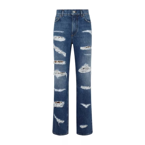 Dolce&Gabbana  Blue Cotton Jeans Blue