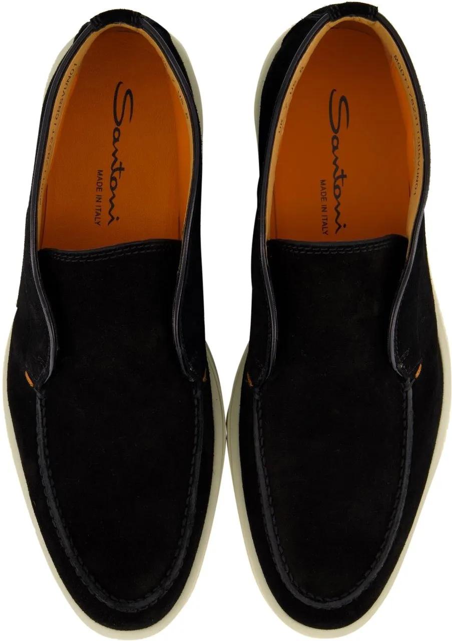 Thumbnail - Santoni Loafer - Heren Digits - Gr. UK_11 - in Schwarz - für Damen