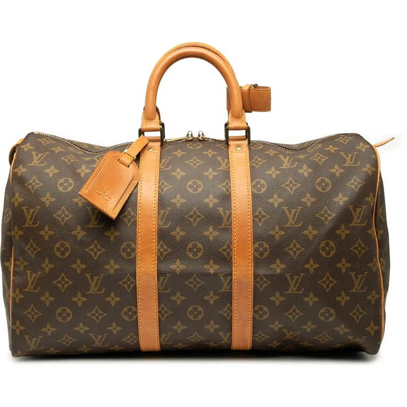 Louis Vuitton Weekender Monogram Keepall 45 braun