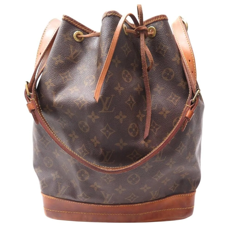 Louis Vuitton Bucket Bag VINTAGE LOUIS VUITTON NOE GM M42224 MONOGRAMM CANV braun
