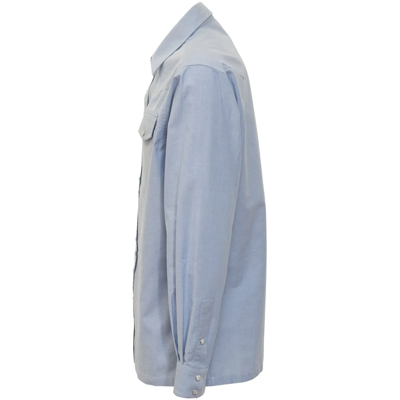Palm Angels Haut décontracté Camicia PA Monogram hellblau(Image 3)