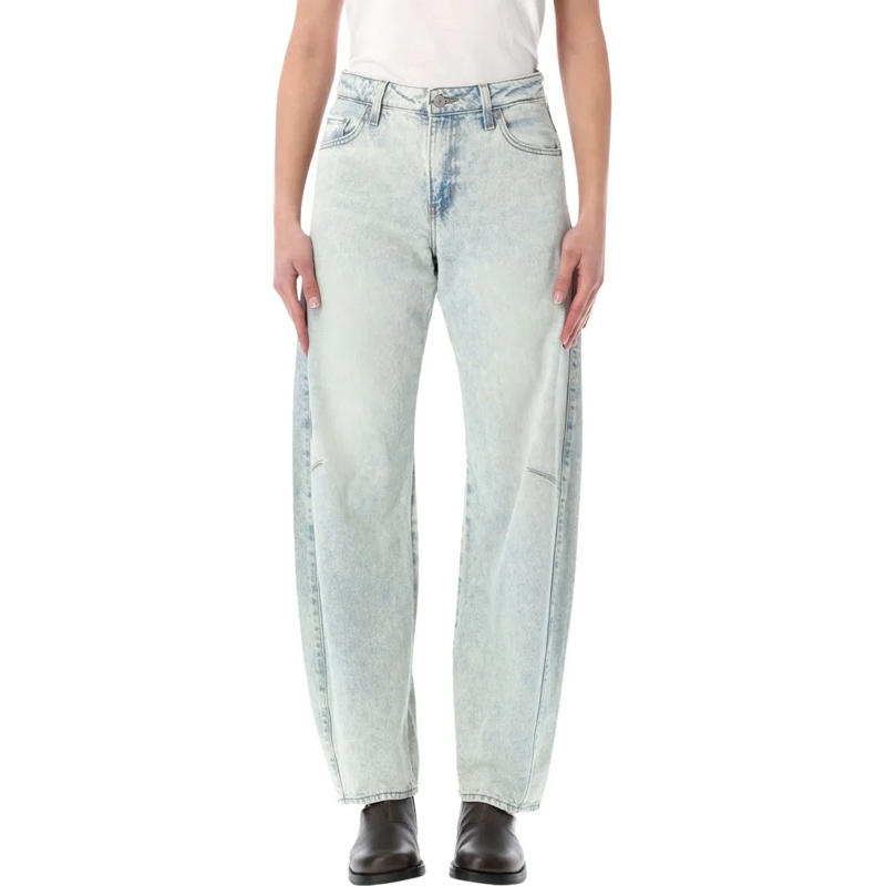 Levi's Jeans Denim Baggy Dad Barrel Jeans White