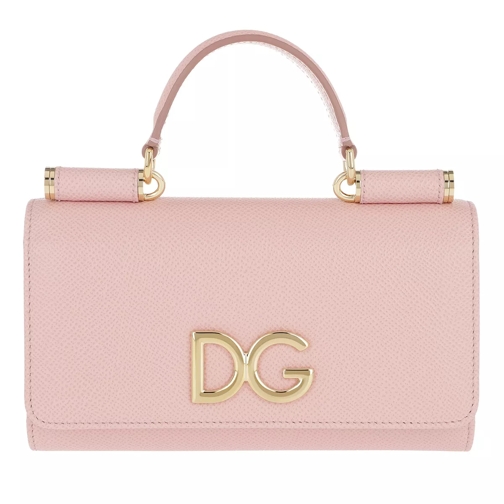 Dolce&Gabbana Daufine Iphone Bag Case Rosa Carne Aftonväska med spänne