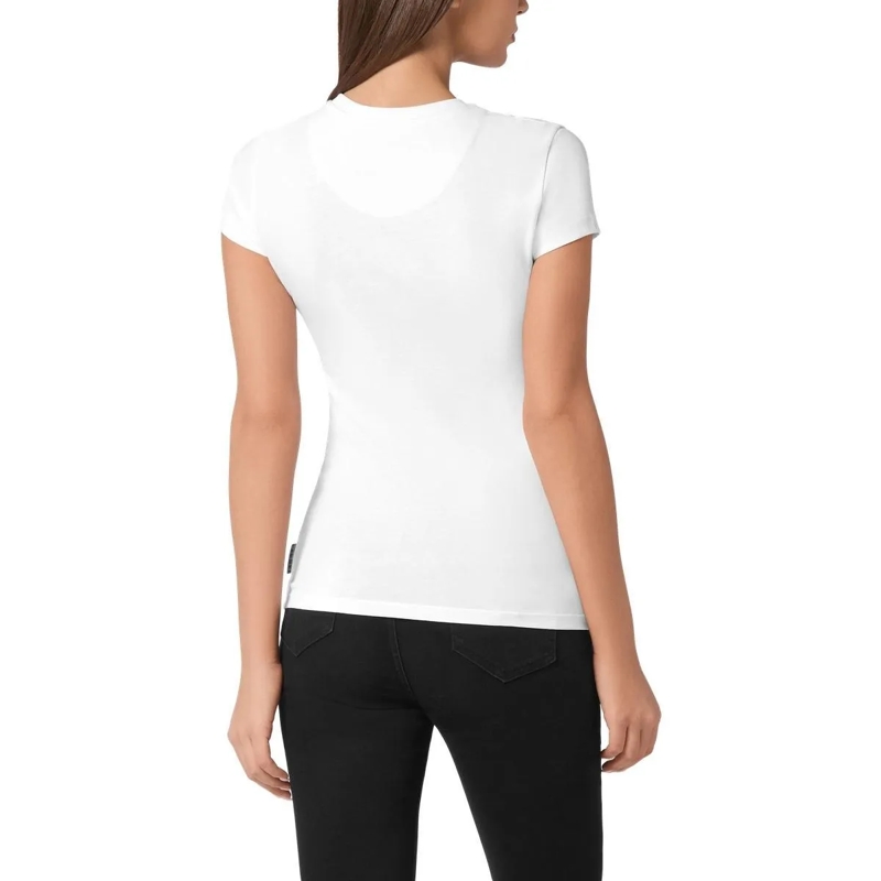 Philipp Plein T-Shirt T-Shirt Slim Fit Duck weiss(Image 4)