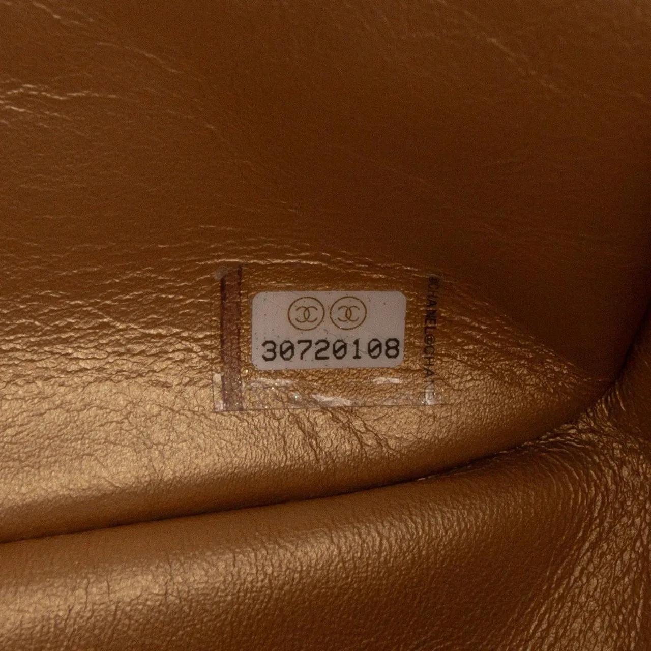 Thumbnail - Chanel Hobo Bags - Mini Square Classic Lambskin Pearl Crush Single Fl - Gr. unisize - in Blau - für Damen