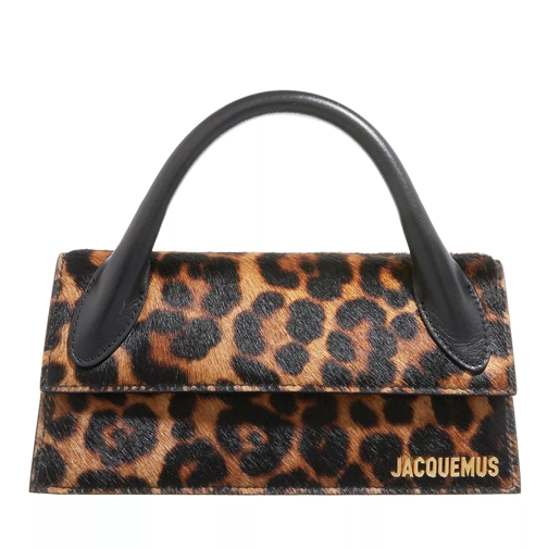 Jacquemus Le Chiquito Long Leopard Brown Crossbody Bag
