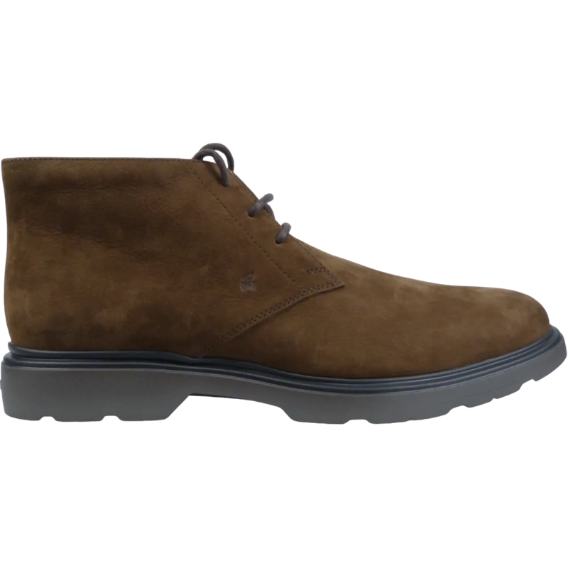 Hogan Bottes Polacchino Nabuk Marrone H393 braun