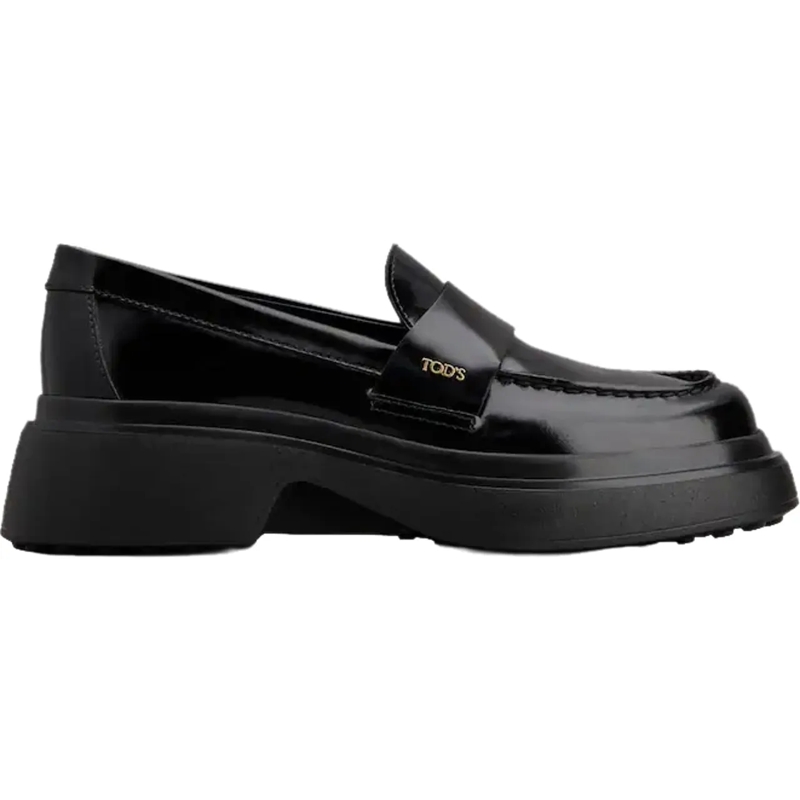 Tod's Mocassin Flat Shoes Black schwarz