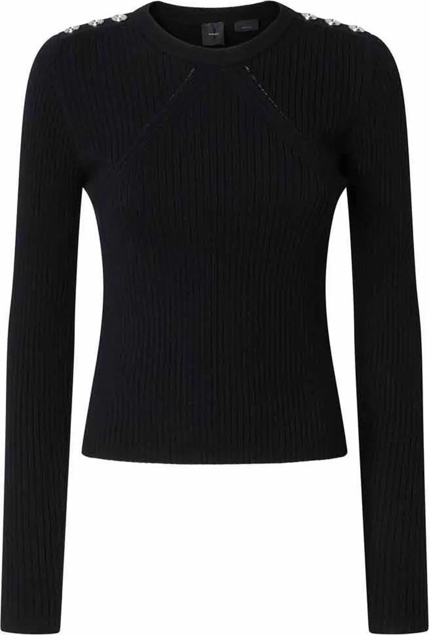 Thumbnail - Pinko - Pinko Sweaters Black - Größe S - schwarz