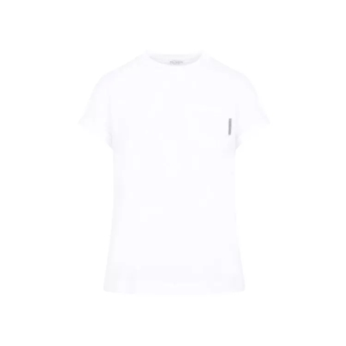 Brunello Cucinelli White Cotton T-Shirt White 