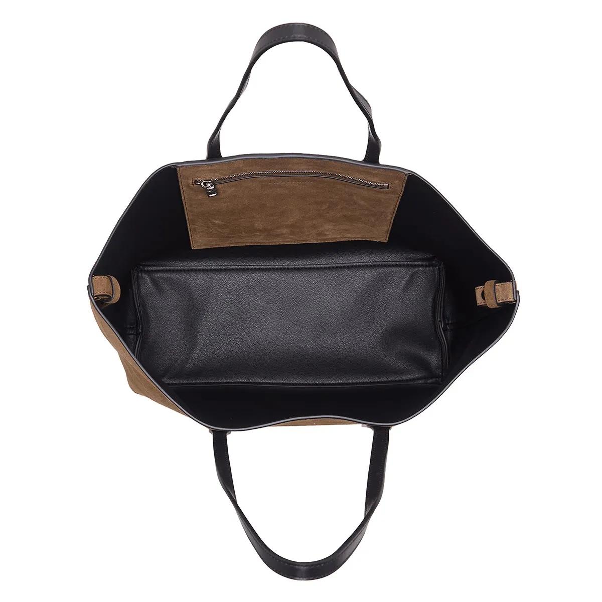Thumbnail - Liebeskind Berlin Shopper - Monogram Diagonal Hydro Suede Shopper M - Gr. unisize - in Braun - für Damen
