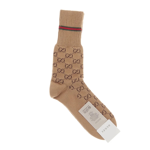 Gucci  Socks Supreme  Camel/Dark Green