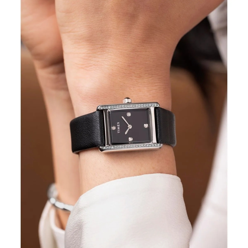 Timex Automatikuhr Quarz-Analoguhr Hailey schwarz(Image 6)