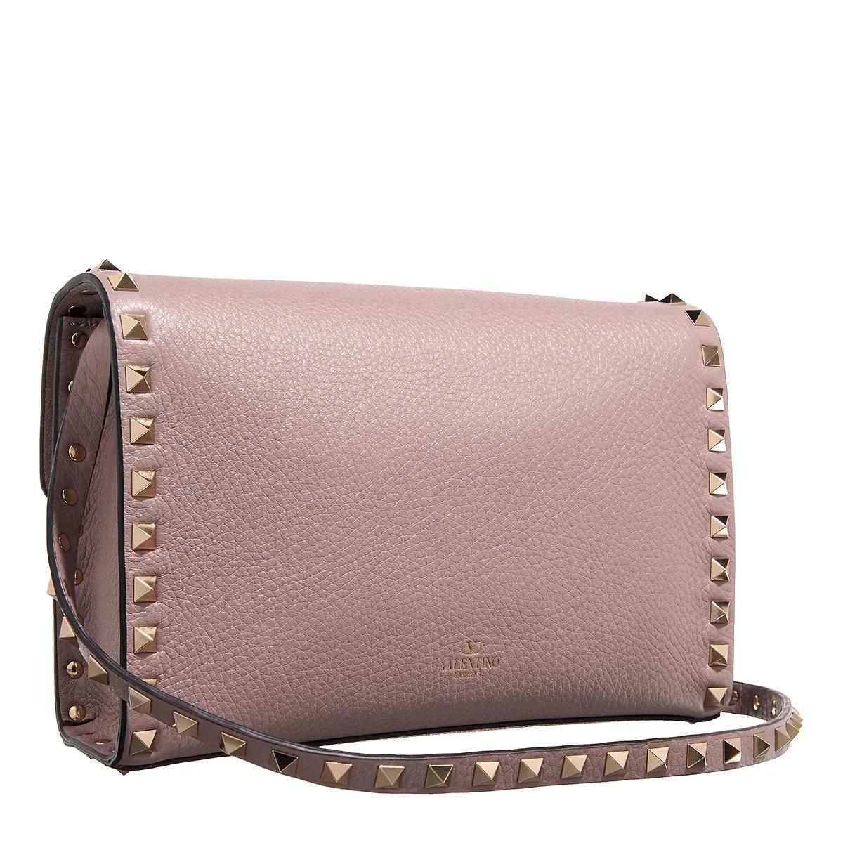 Valentino Garavani Crossbody bags Small Shoulder Bag Rockstud in poeder roze