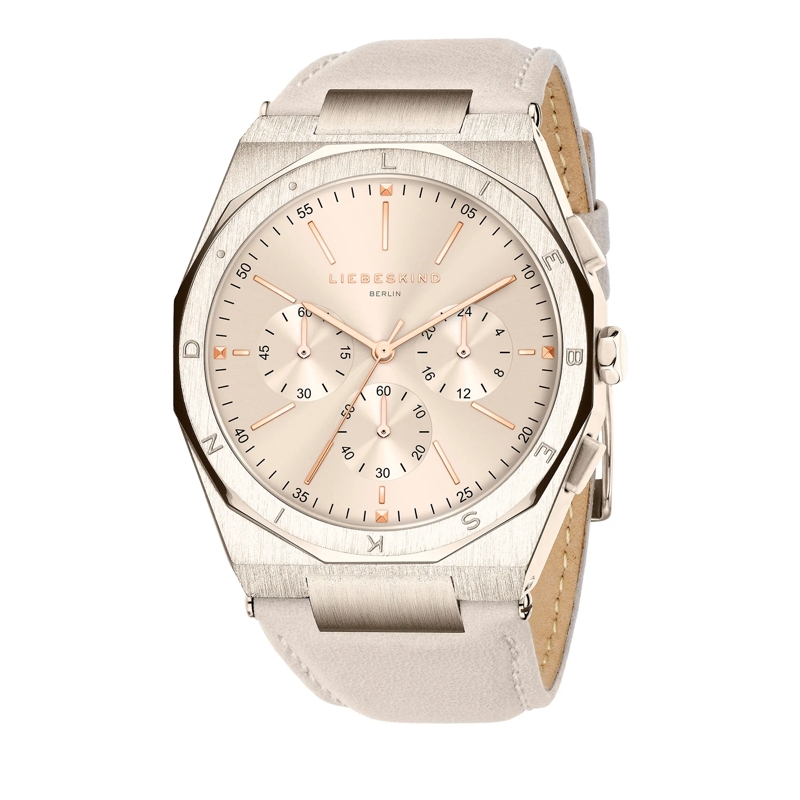 Liebeskind Berlin Mechanische Uhr Echtleder Vintage Classic beige(Image 4)