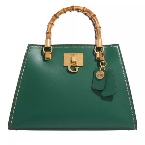 Guess Stephi Bamboo Satchel Forest Tote
