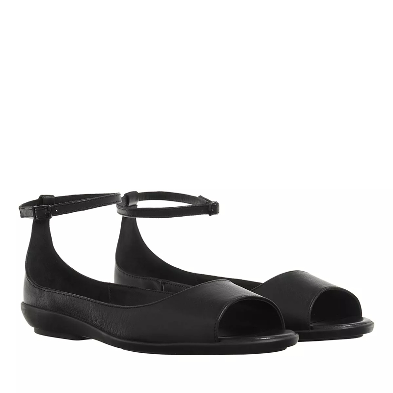 Calvin Klein Ballerinas Peep Toe Ballerina Lth Black