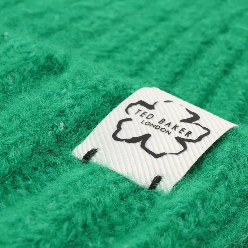 Ted Baker Mütze Britny Magnolia Branded Bobble Hat Green(Image 3)