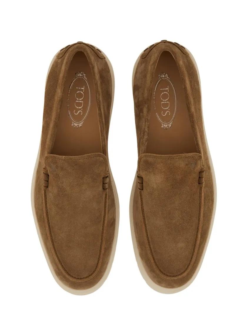Thumbnail - Tod's Loafer - Leather Slipper Loafer - Gr. 10 - in Braun - für Damen
