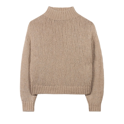 Luisa Cerano Pullover Turtleneck aus Woll-Mix soft camel