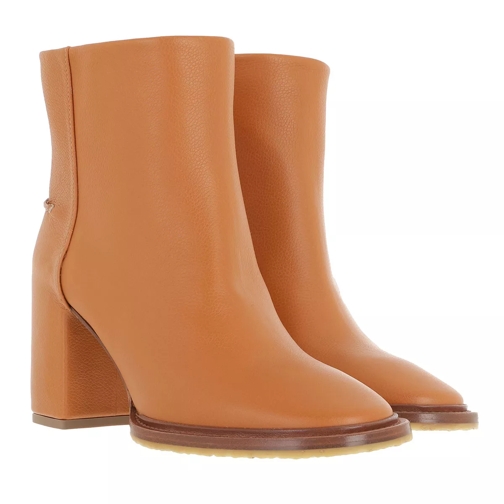 Chloé Edith Boots Leather Luminous Ochre Stiefelette
