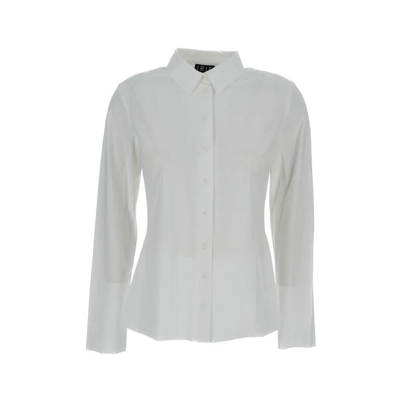 Irie' Chemise Structured Button-Down White Shirt With Crisp Fini White