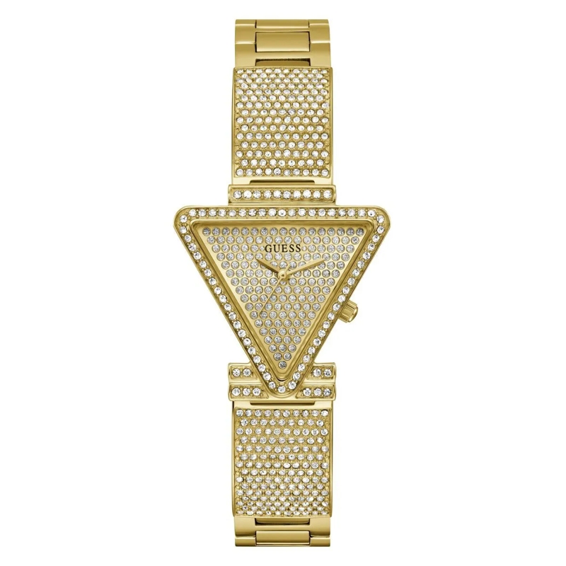 Guess Quarzuhr Quarz-Analoguhr Fame gold