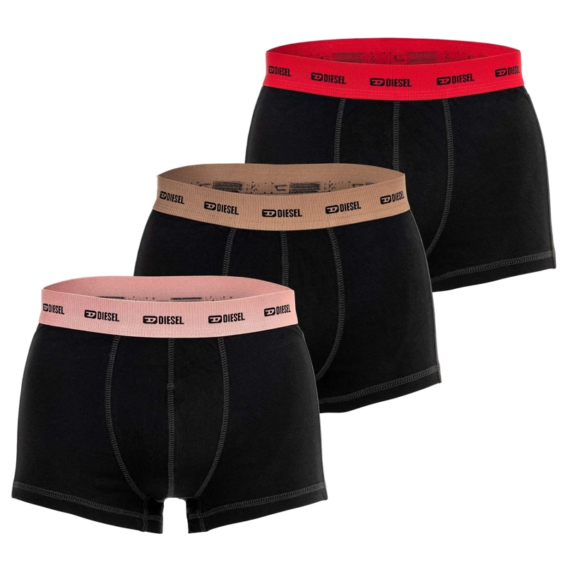 Diesel  Drei Boxershorts aus elastischer Baumwolle von der bunt