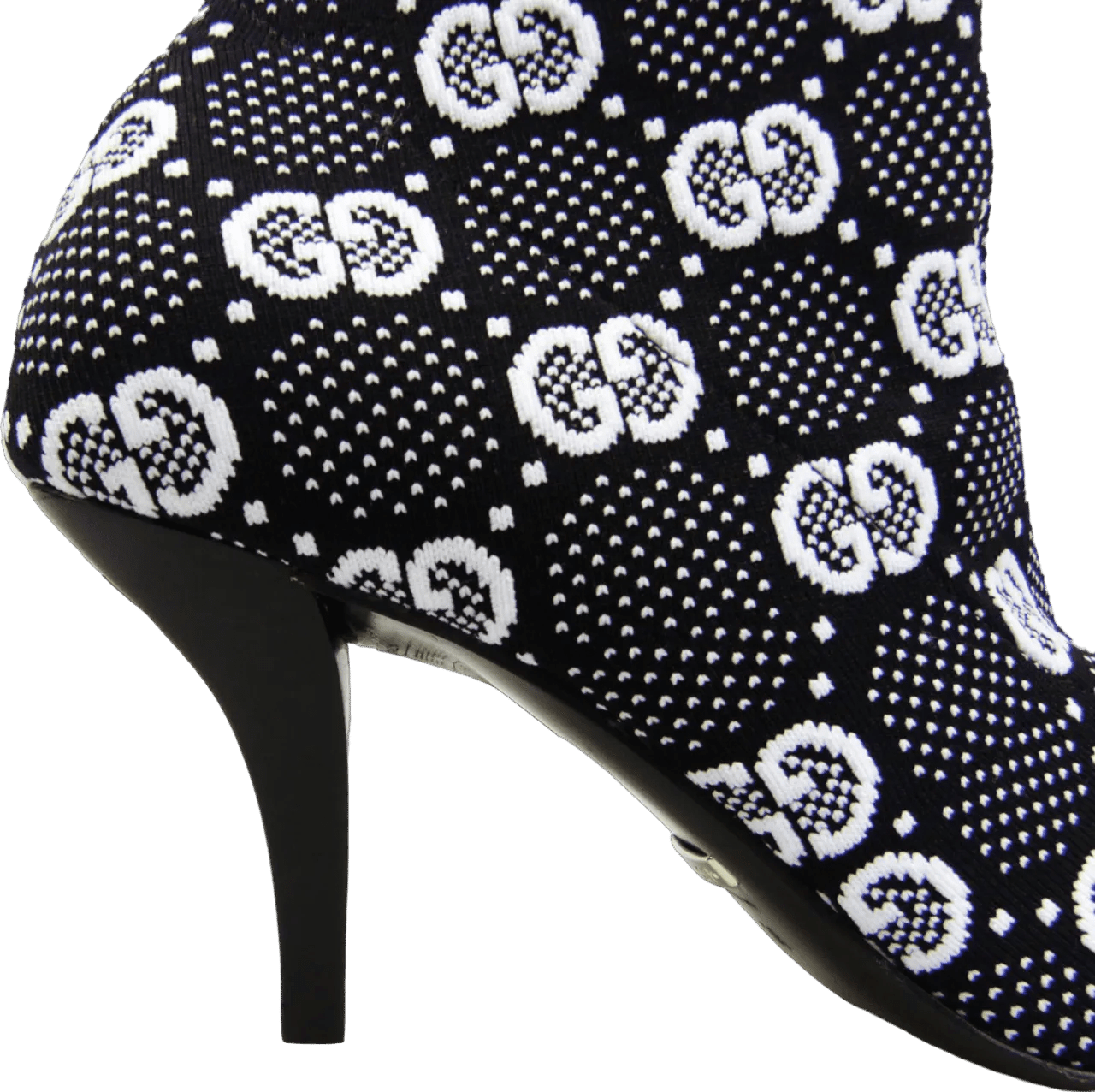 Thumbnail - Gucci Stiefeletten - Stivaletto In Maglia GG - Gr. 40 (EU) - in Schwarz - für Damen