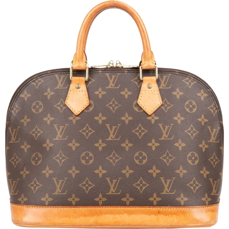 Louis Vuitton Tote Louis Vuitton Canvas Monogram Alma PM Handbag braun
