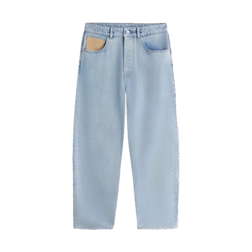 Drôle De Monsieur Lockere Délavé Jeans light blue light blue Broeken