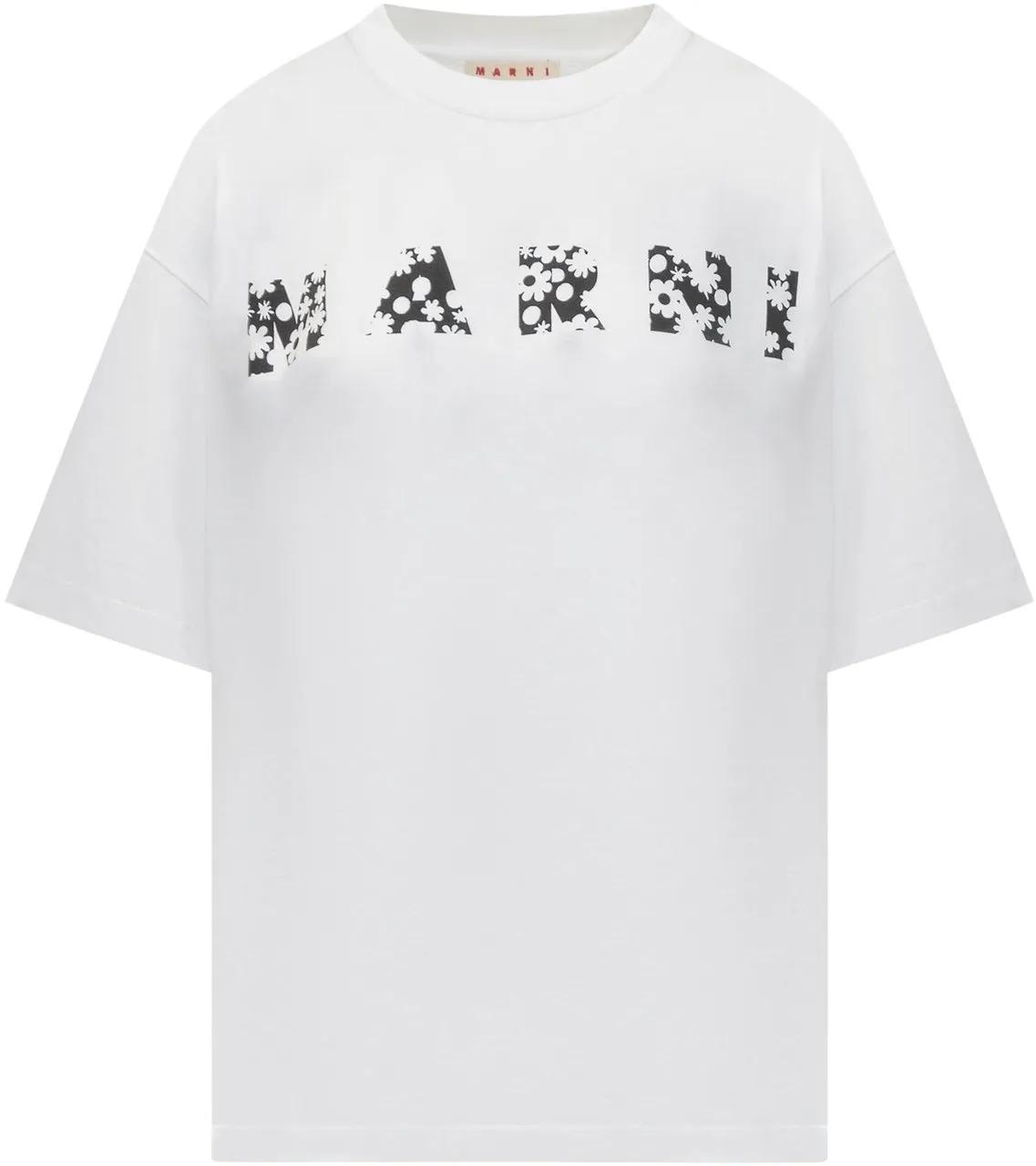 Thumbnail - Marni - T-Shirt - Größe 42 - weiß