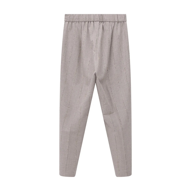 Fabiana Filippi Stoffhose Stoffhose aus Wolle grau(Image 3)