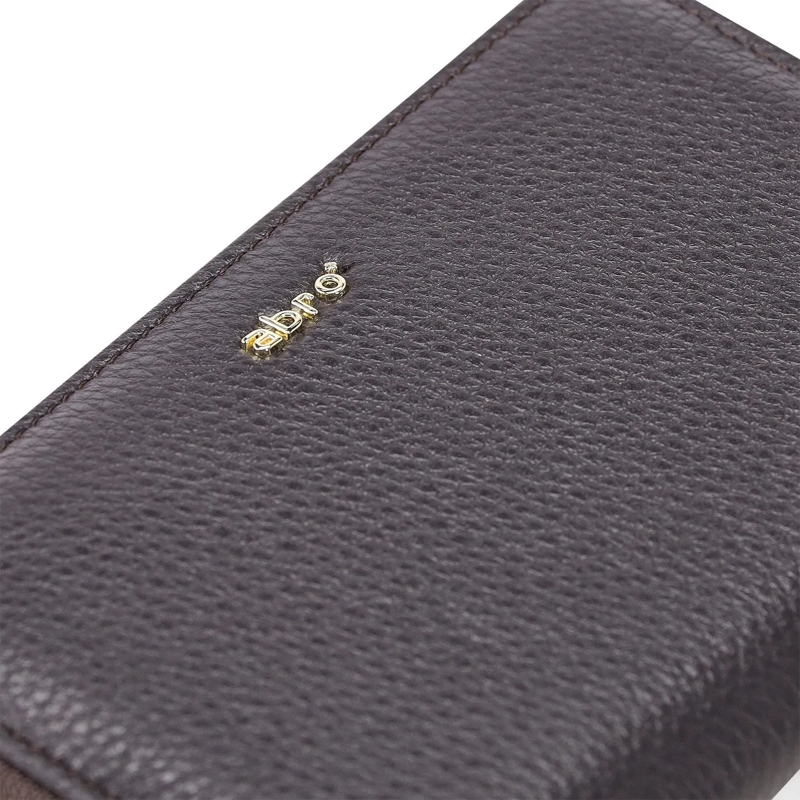 Abro Portemonnaie mit Zip-Around-Reißverschluss Geldbörse aus Leder braun(Image 12)