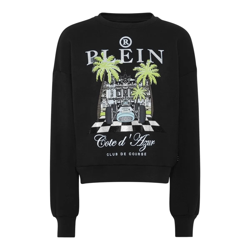 Philipp Plein Top Sweatshirt schwarz