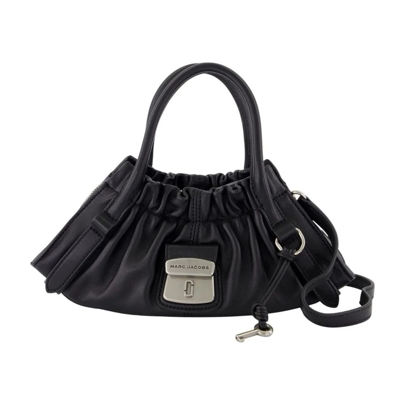 Marc Jacobs Sac à bandoulière The Small Satchel Shoulder Bag - Leather - Black Black