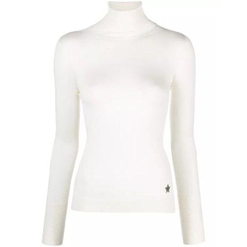 Lorena Antoniazzi White Malete Made Of Cashmere And Silk White 