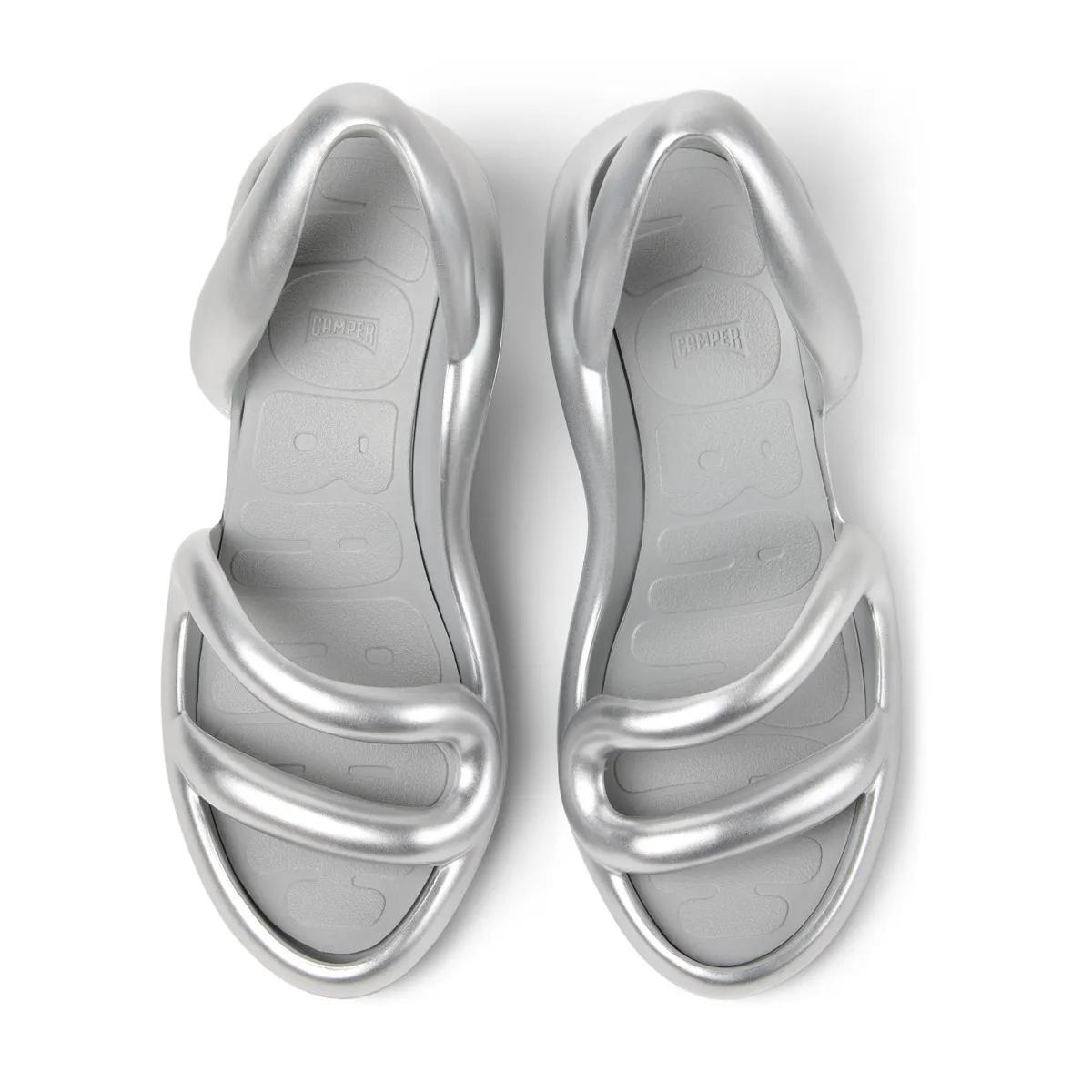 Thumbnail - Camper Sandaletten mit Absatz - Sandalen Kobarah - Gr. 37 (EU) - in Silber - für Damen