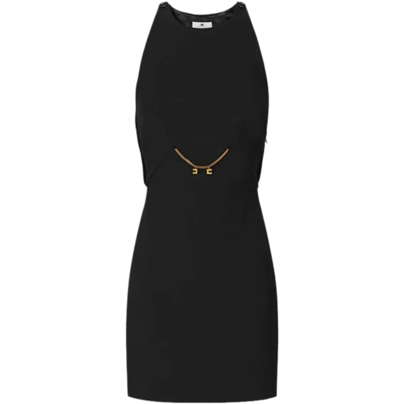 Elisabetta Franchi Midikleid Dresses Black schwarz